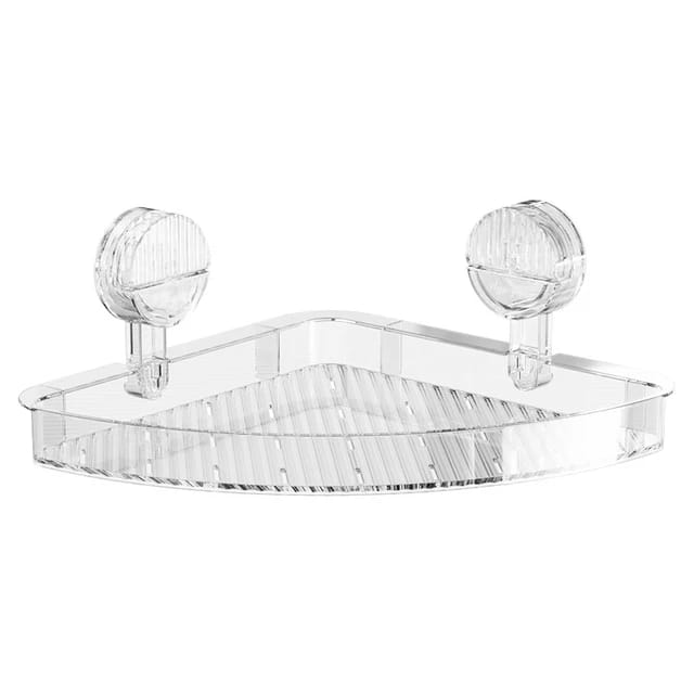 Bathroom Storage Rack in transparent  color