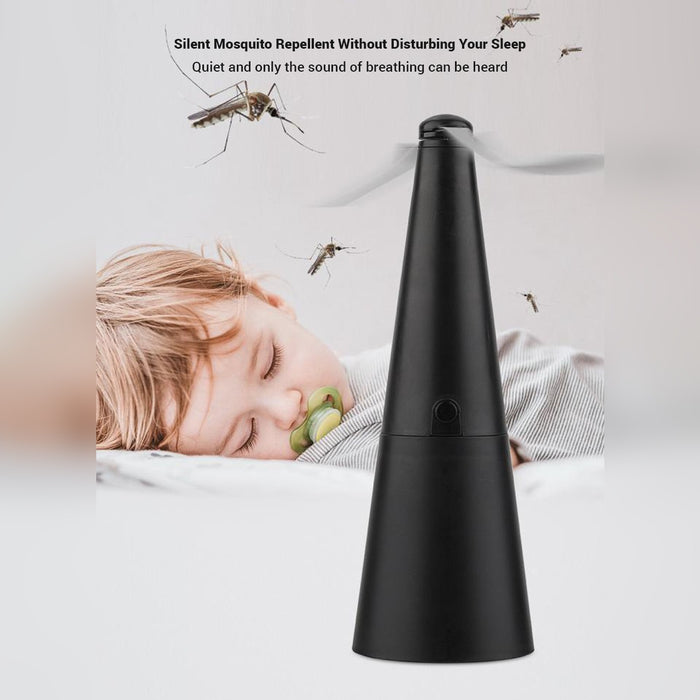 baby sleeping peacefully without the disturbance of Fan Fly Repellent