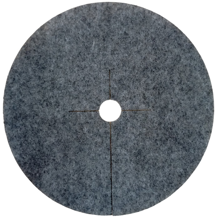 Bertoni anti-weed disc set for garden use, 3 pieces, 60 cm, gray