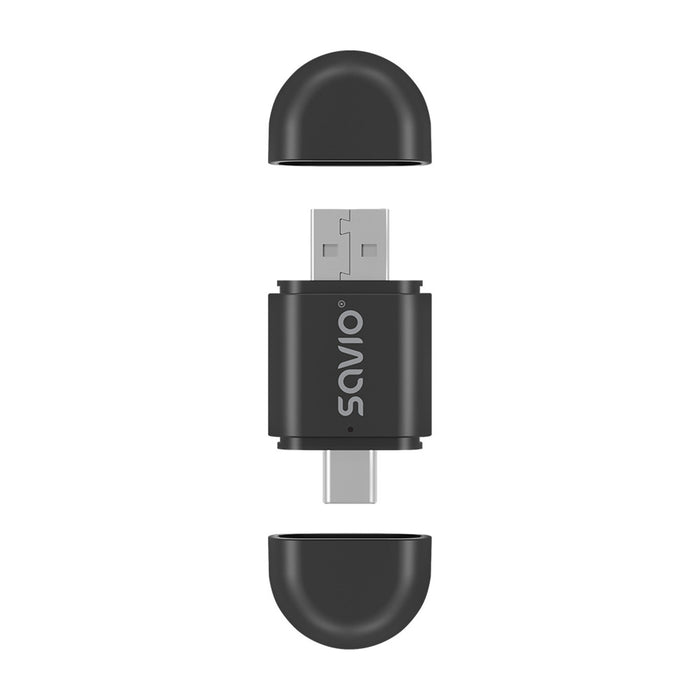Bezprzewodowy adapter Savio, CarPlay, Android Auto, Bluetooth, Wi-Fi, SAVTR-17
