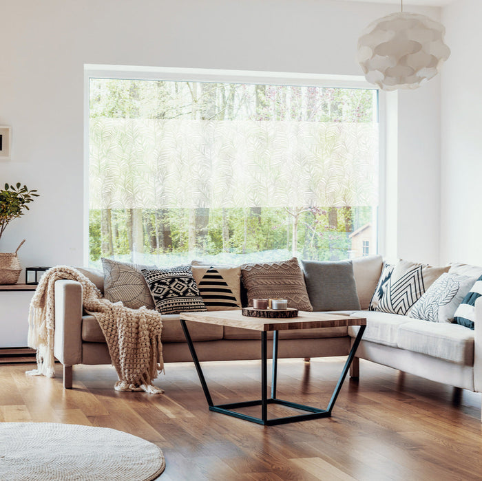 Blado static cling window film in lounge