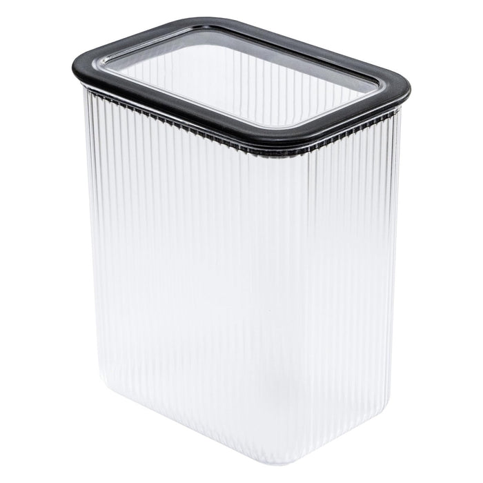 Branq kitchen container, for food, 2.33 l, transparent with black seal, Neroli