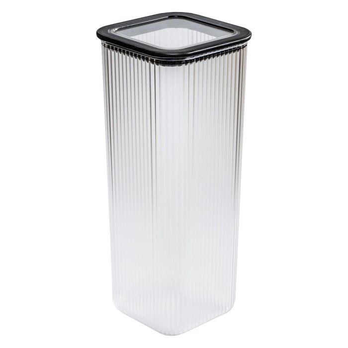 Branq kitchen container, for food, 2.38 l, transparent with black seal, Neroli