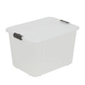 BranQ Velur 30L storage container with lid transparent