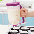 A Person is Using Cake & Pancake Batter Dispenser to Dispense Batter.