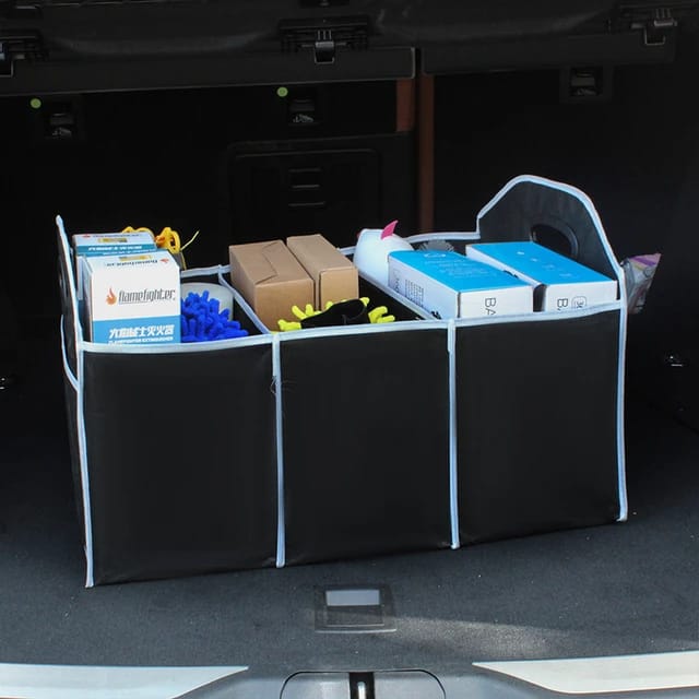 Foldable Multi-Purpose Vehicle Storage Bag.