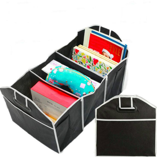 Foldable Multi-Purpose Vehicle Storage Bag.