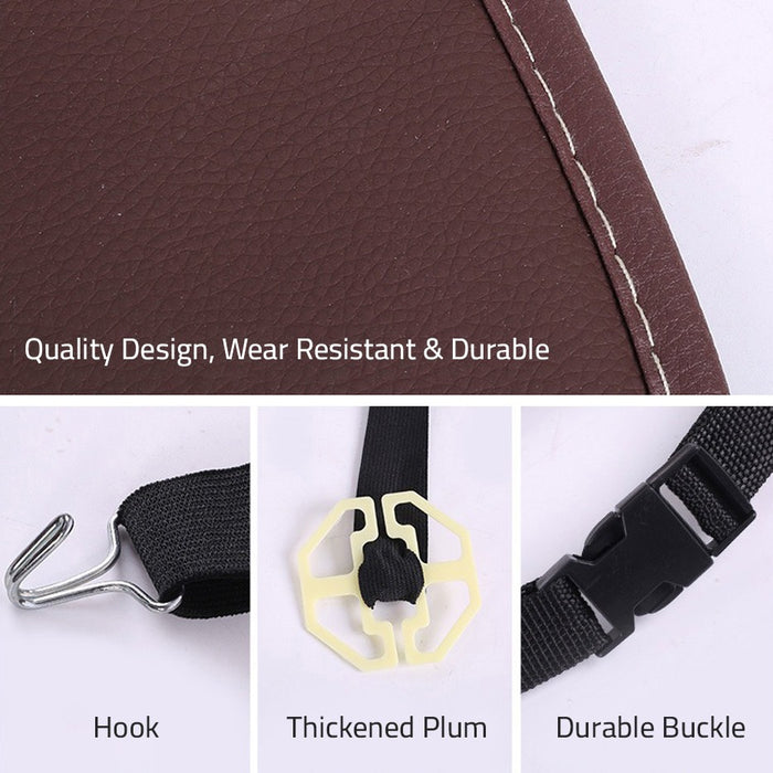 Displaying the materials used on Car Seat Back Organizer