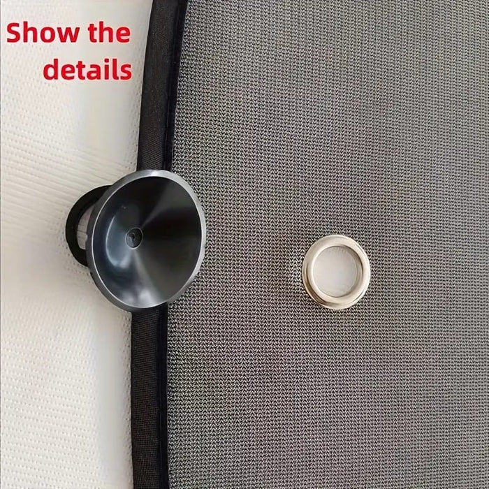 Detailed View Of Car Sun Shade.