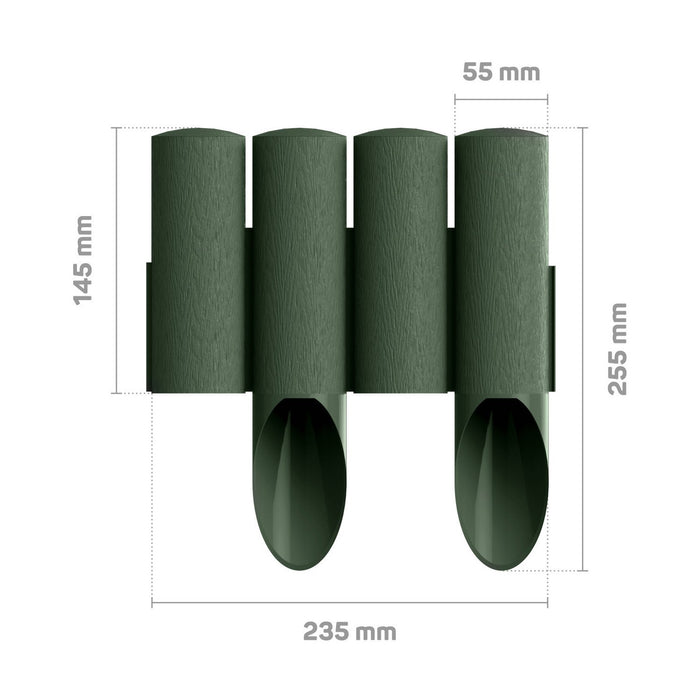 Cellfast garden palisade Standard 4 green, 6 packs