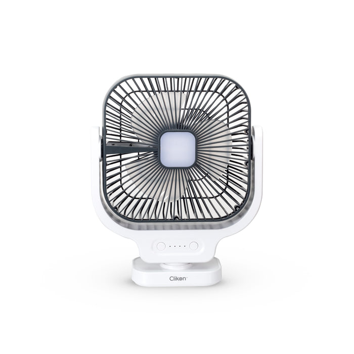 Clikon Wall Mounted Rechargeable LED Fan.