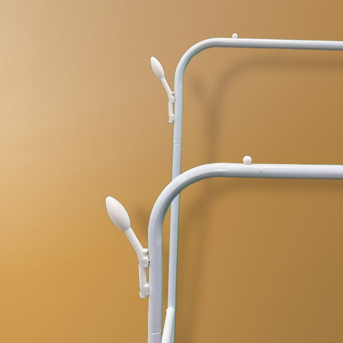Hooks Of Cloth Organizer Stand.