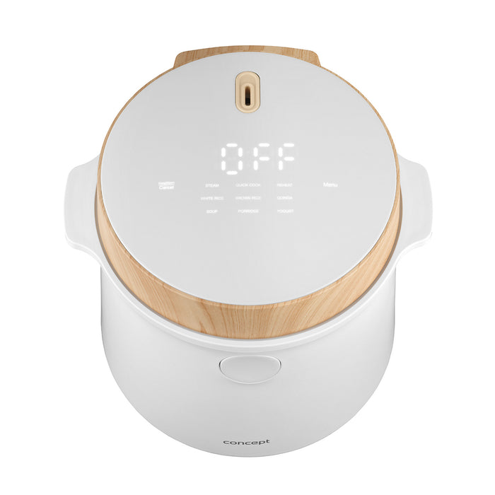 Concept rice cooker, 9 programs, LED display, 1.5l, white, RE3030 (EU plug)