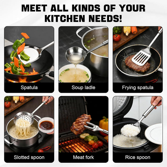 Multi usage of Cooking Spoon Serving Tools.