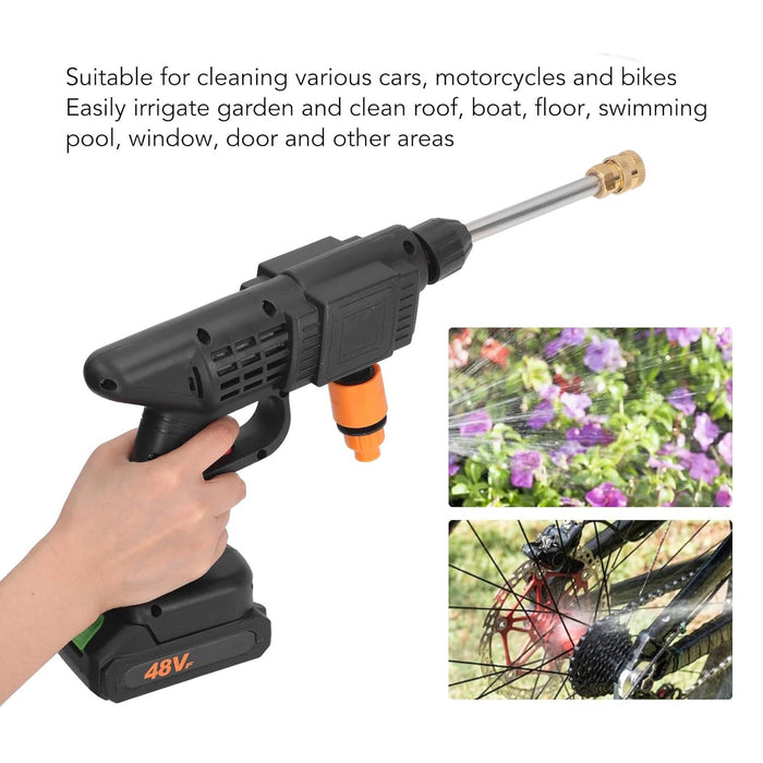 someone holding Cordless Car Washing Water Gun