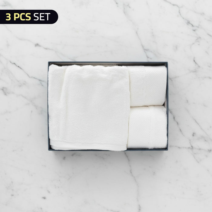 Cotton Bath & Face Towel Set.