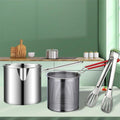 Deep Frying Pot Strainer with Basket and Clip.