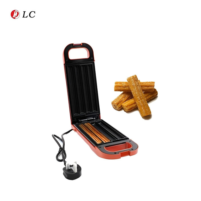 DLC Shinebest Electric Non-Stick Churros Maker, 4-Hole Waffle Maker