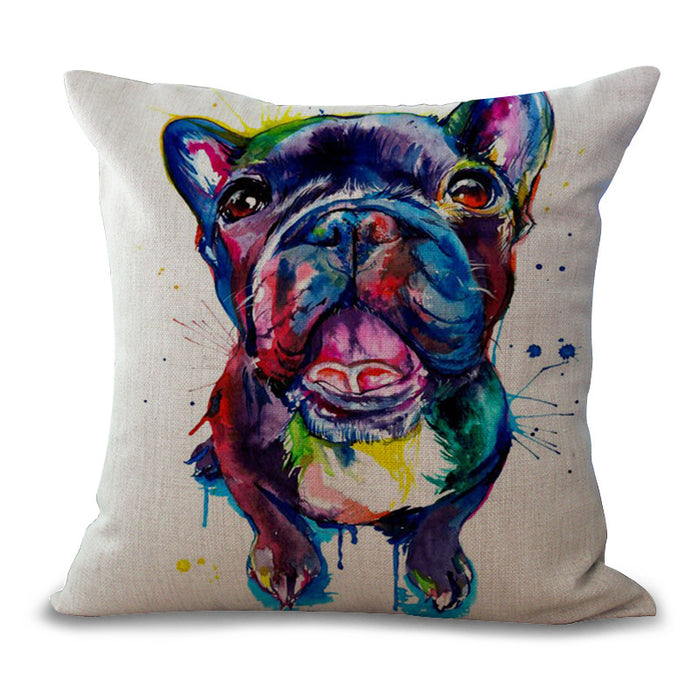 french bulldog print pillowcase home decor