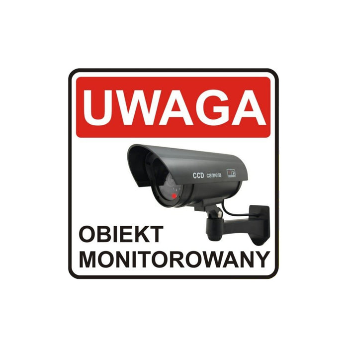 Dummy camera with flashing LED IR1100 S IR outdoor, silver, 4 pieces