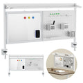 Ergo Office desk divider / organizer, max load 10kg, white board, width 1116mm, white, ER-301 W