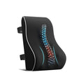 Ergonomic Lumbar Support Cushion with a spine design on a white background