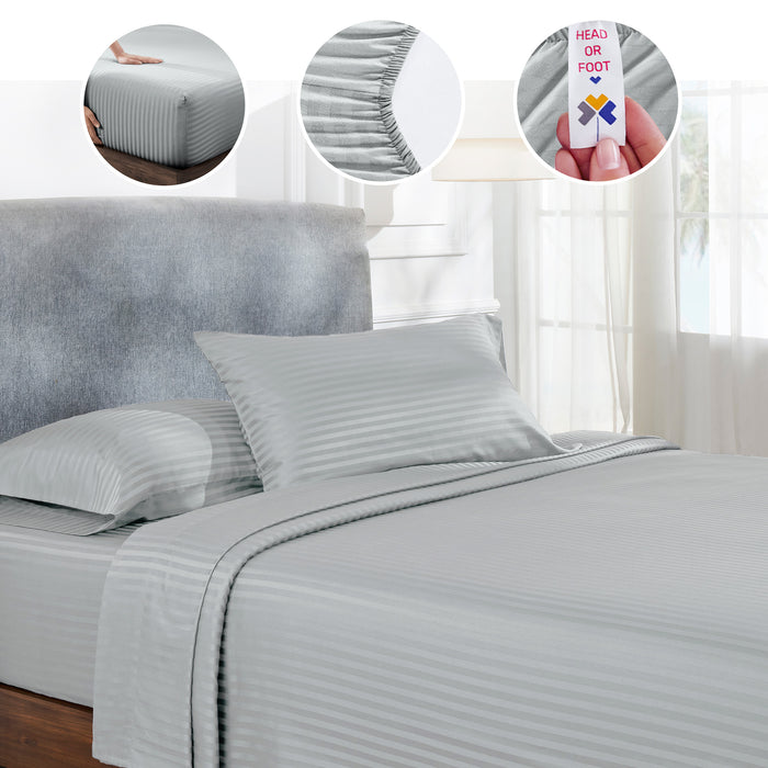Everyday Ease 400 Sateen Cotton Sheet Set - California Design Den