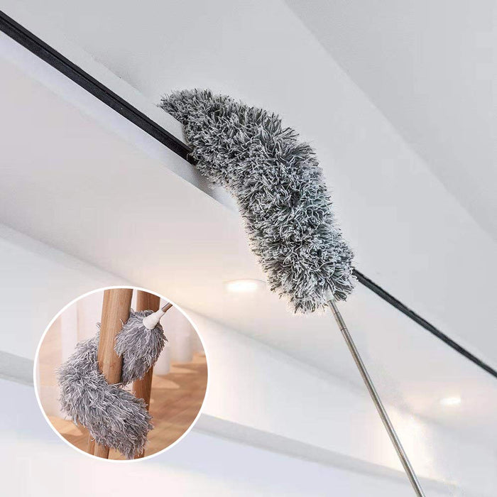 Extendable Duster for High Ceilings, Microfiber Cleaning Long Extension Pole Duster!