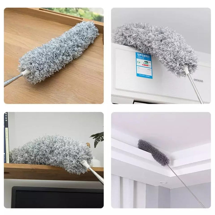 Extendable Duster for High Ceilings, Microfiber Cleaning Long Extension Pole Duster!