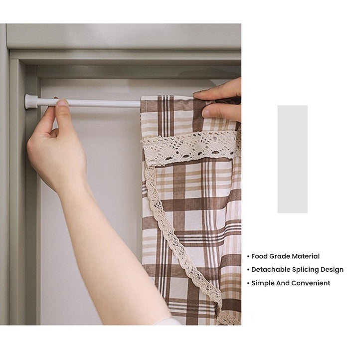 Extendable Hanger Rod, Adjustable Curtain Telescopic Pole Household Hanging Rod