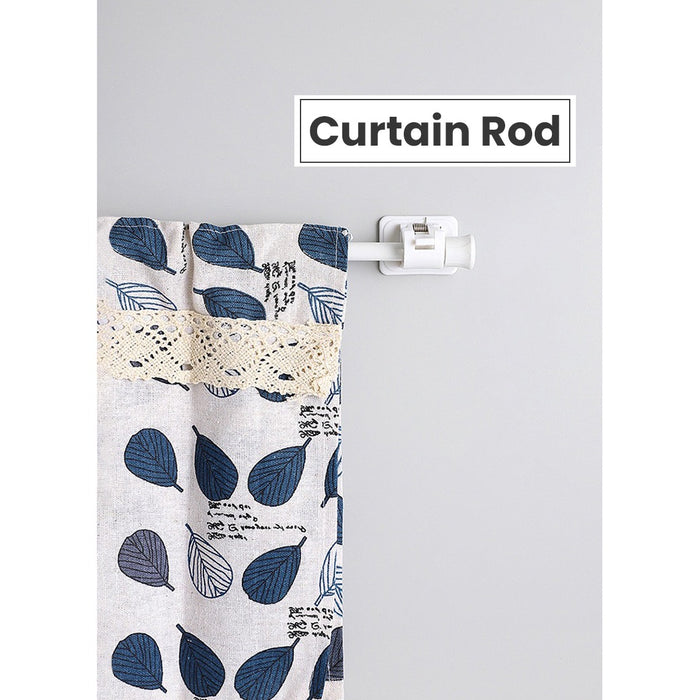 Extendable Hanger Rod, Adjustable Curtain Telescopic Pole Household Hanging Rod