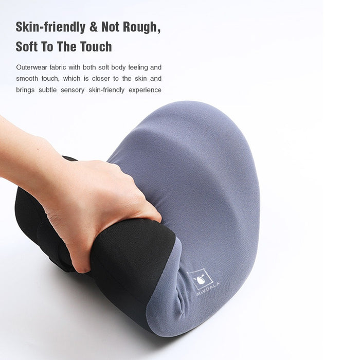 someone holding Extra Comfort Memory Foam Car Neck Pillow