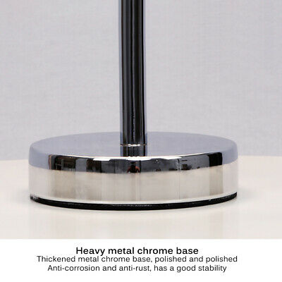 A close-up view of the Feather Shade Table Lamp stand