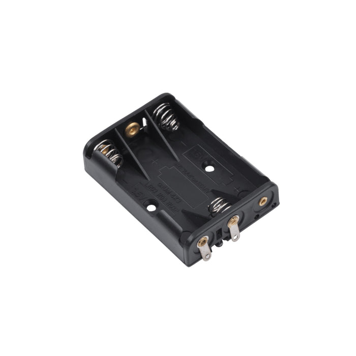 Flat battery box basket 3xR3 AAA black GNI0056