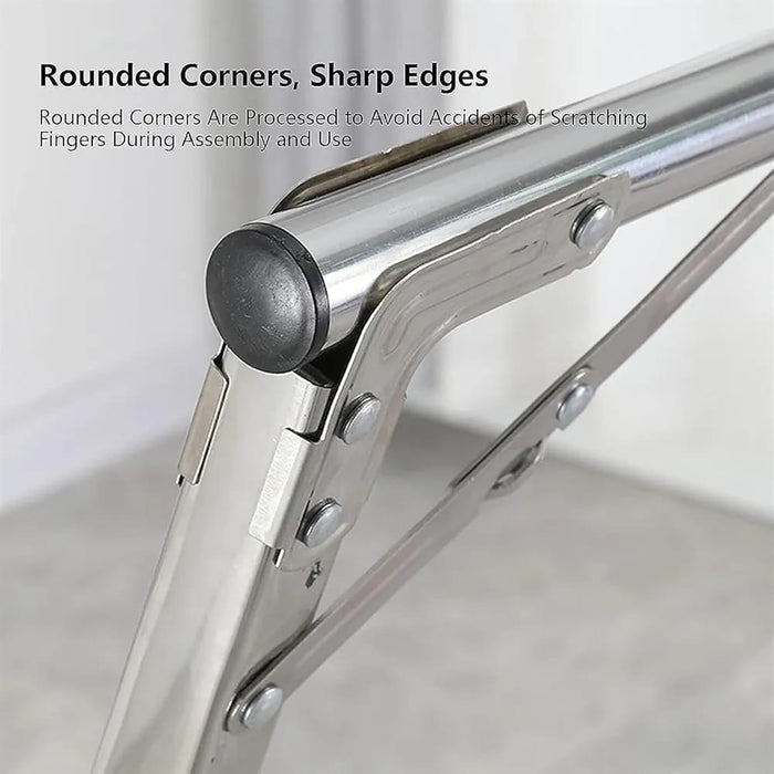 Part Details Of Foldable Cloth Drying Rack.