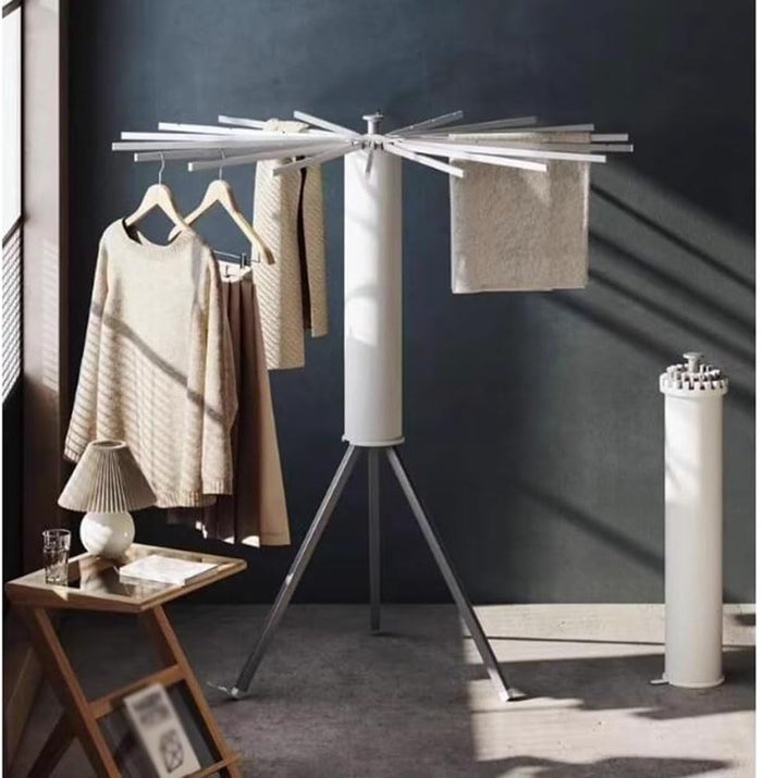 Foldable Clothes Hanger Airer, Umbrella-style drying