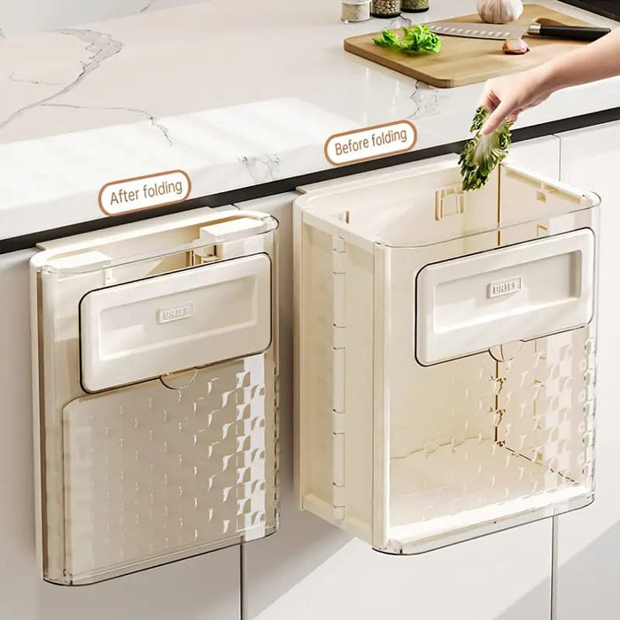 Foldable Hanging Kitchen Trash.