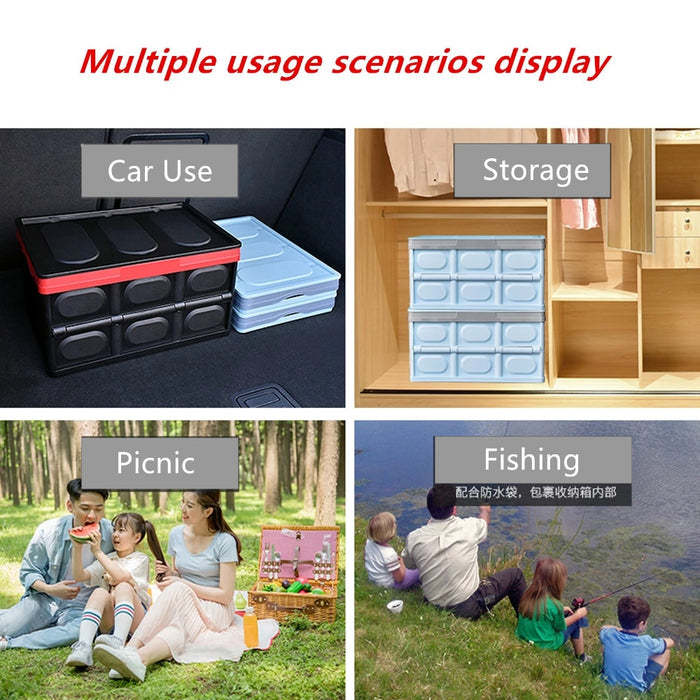 Foldable Large Capacity Outdoor Picnic Car Trunk Storage Box