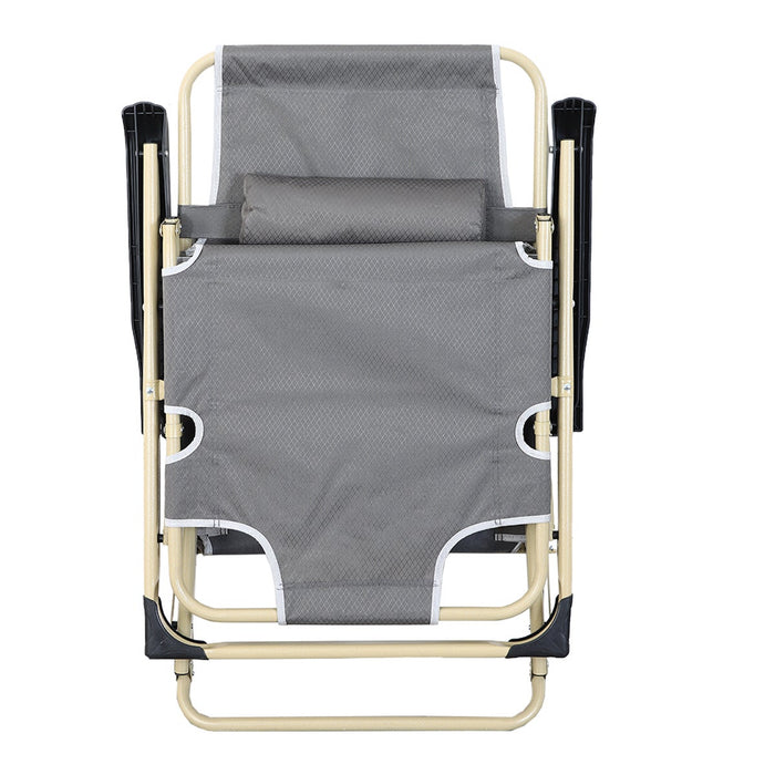 Lounge Chair with beige frame on a white background