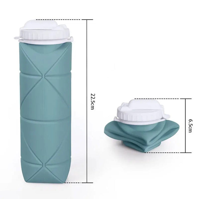 Size  Of Foldable Silicone Travel Water Bottle.