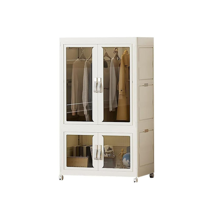 Foldable Storage Cabinet in a White Background.