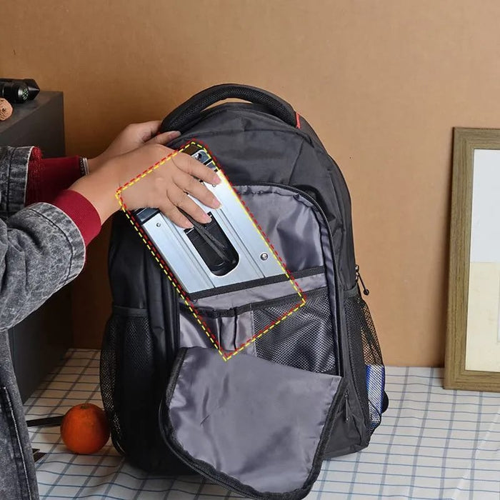 Stainless Steel Luggage Carrier is Keeping in a Bag.