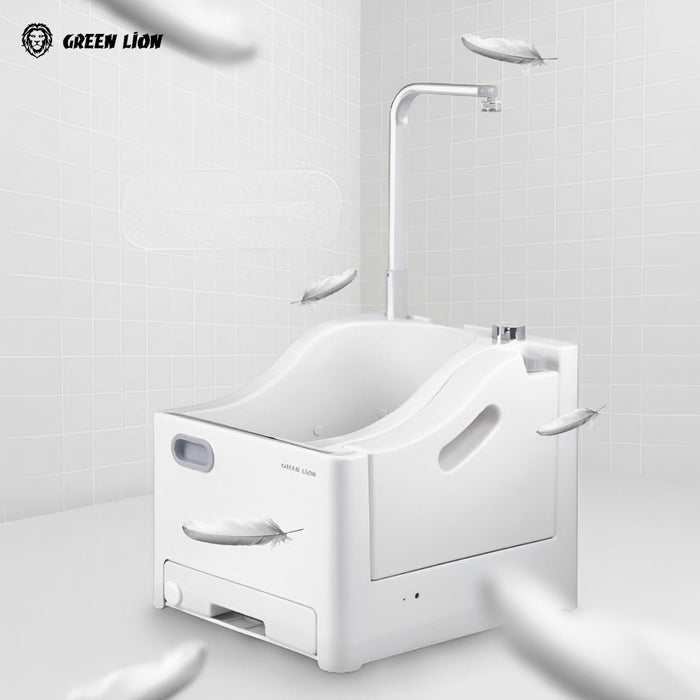 A Green Lion GWM-10 Portable Wudu Machine.