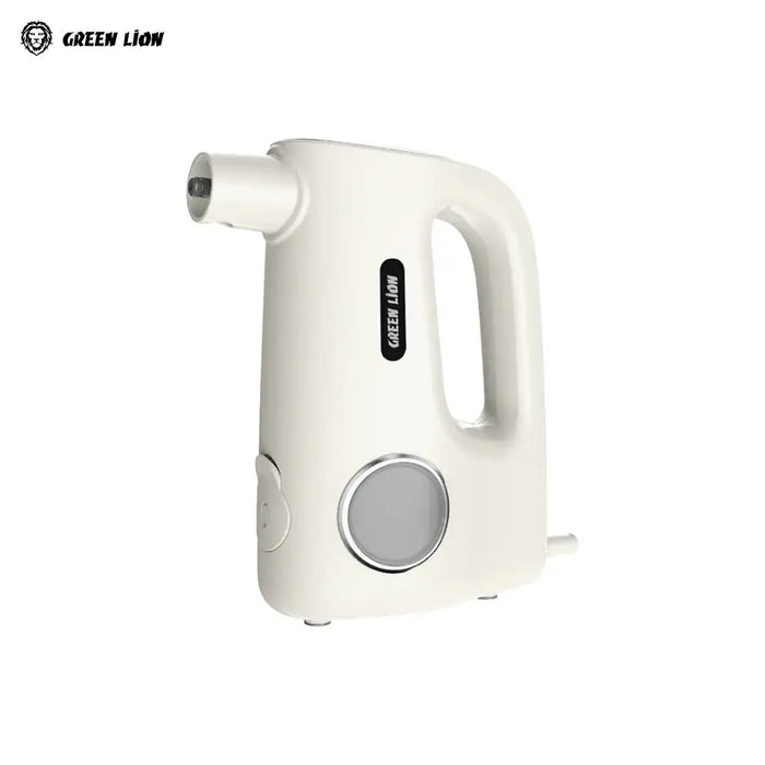 Green Lion Vapor Pro Steam Cleaner branding on a white background
