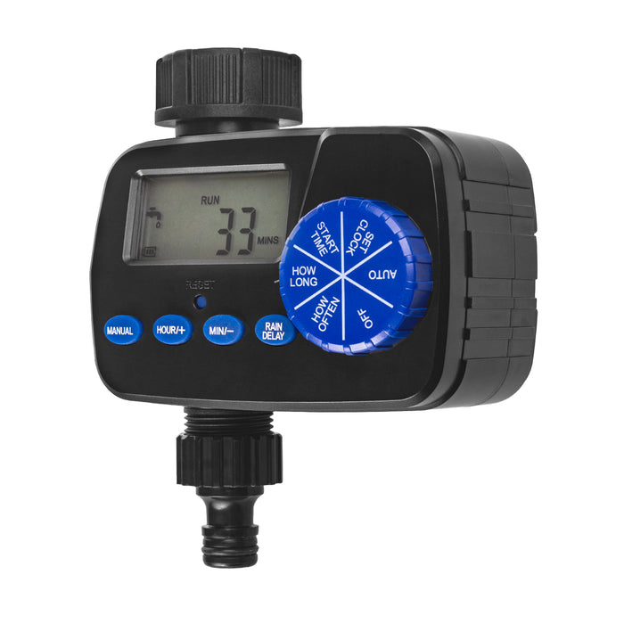 GreenBlue electronic irrigation controller, programmer, 2x1.5V AA power supply, GB390