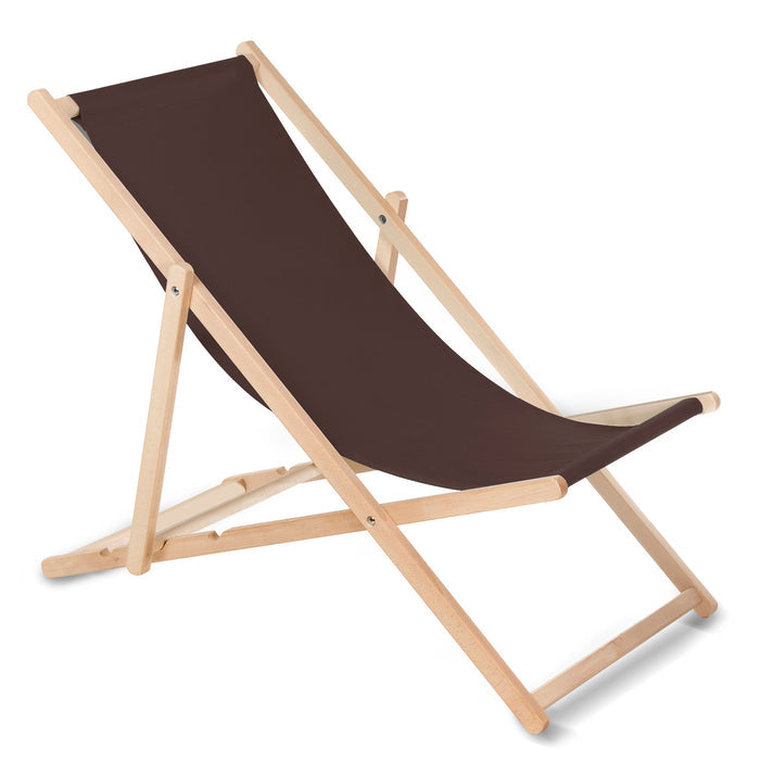 GreenBlue GB183 brown beech classic lounger, 4 pieces