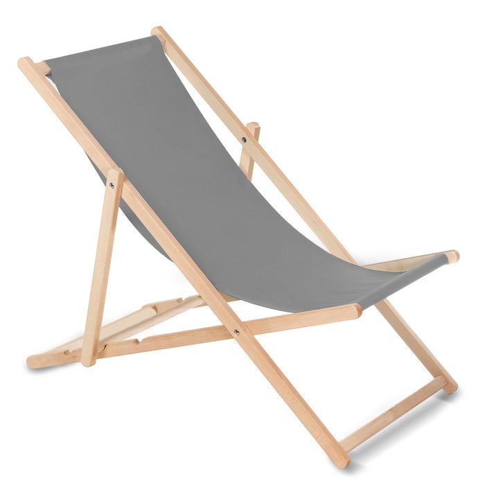 GreenBlue GB183 grey beech classic lounger, 4 pieces