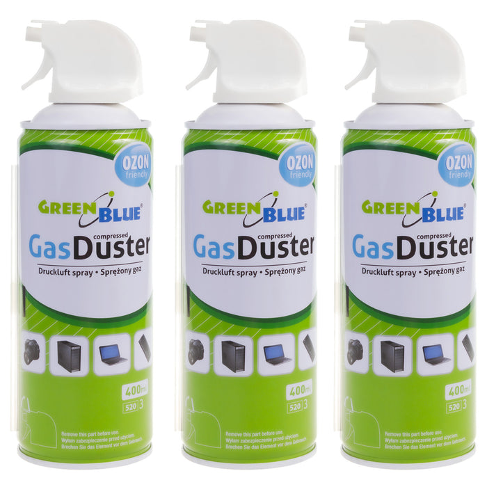 GreenBlue GB400 compressed air 400ml pistol atomizer - pistol spray, 3 pieces
