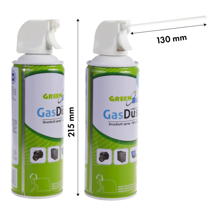GreenBlue GB400 compressed air 400ml pistol atomizer - pistol spray, 3 pieces