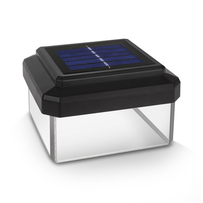 GreenBlue solar LED pole light, 100x100mm, envelope canopy, GB128, 4 pieces